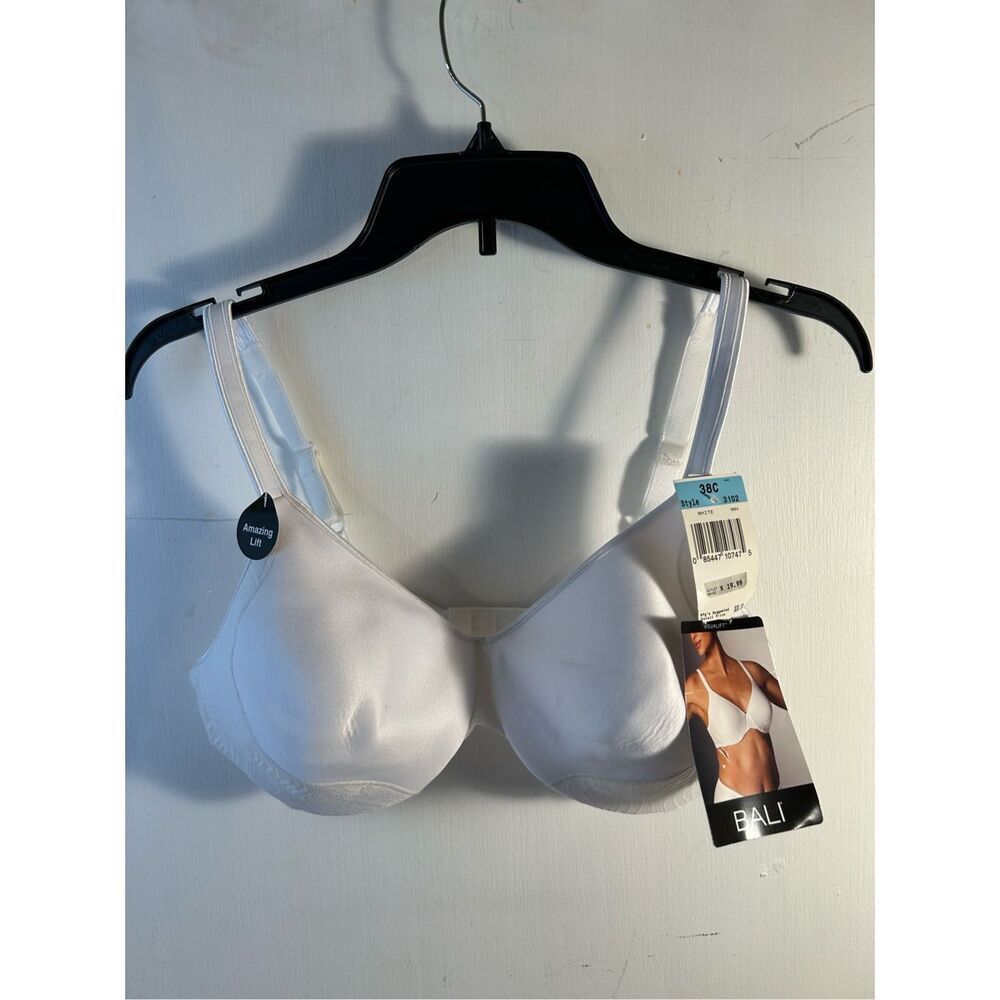 Bail bra 38c new white‎ amazing lift wire #3102